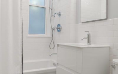 white bathroom