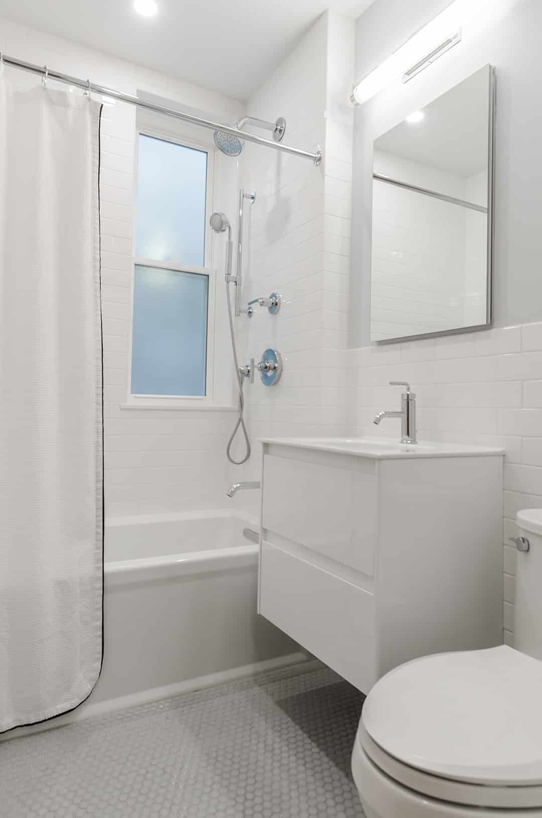 white bathroom